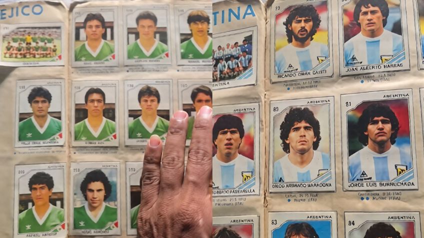 ¡Directo a la nostalgia! Así era el álbum del Mundial México 1986 | VIDEO