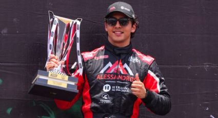 Santiago Cruz logra contundente remontada para subir al podio con Alessandros Racing