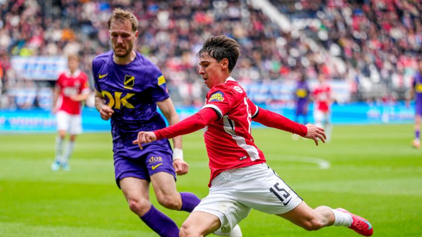 Mateo Chávez se estrena con el AZ Alkmaar; anotó su primer GOL en la Eredivisie