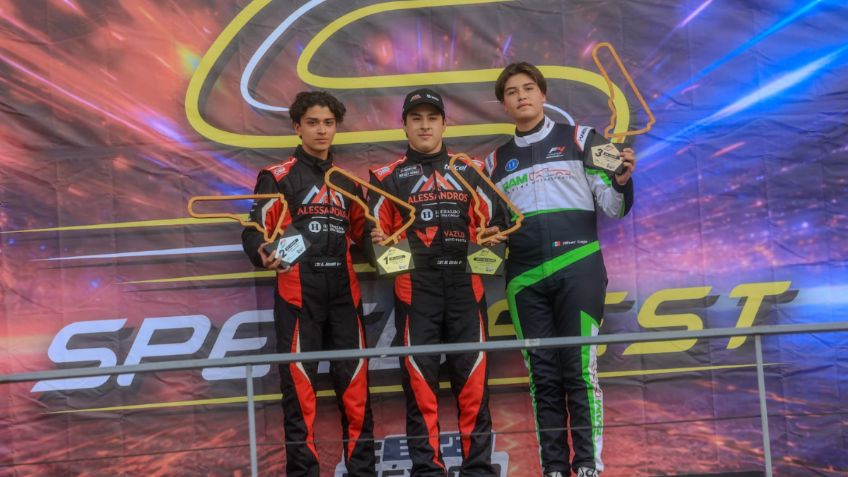 Mateo Girón, piloto de Alessandros Racing, conquista el podio en la FIA F4 NACAM