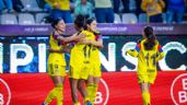 Foto ilustrativa de la nota titulada: W Champions Cup: América brilla ante Gotham con Hat-Trick de Scarlett Camberos y avanza a la Final