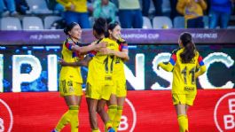 Foto que representa a W Champions Cup: América brilla ante Gotham con Hat-Trick de Scarlett Camberos y avanza a la Final