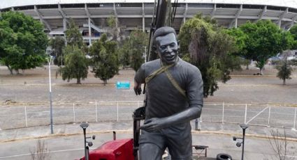 Mundial 2026: Así luce la impresionante estatua de Pelé en el Estadio Jalisco