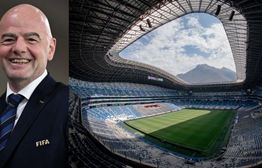 Gianni Infantino celebra que el partido 1000 del Mundial sea en Monterrey