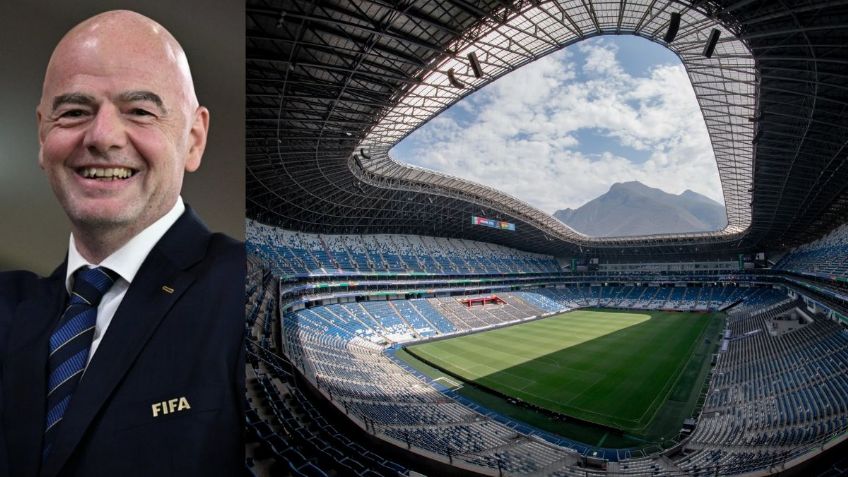 Gianni Infantino celebra que el partido 1000 del Mundial sea en Monterrey