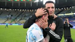 Foto que representa a La inesperada reflexión de Lionel Scaloni sobre Messi que impactó a los hinchas argentinos