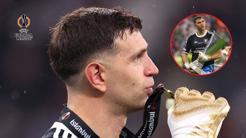 Dibu Martínez, de ganar la Europa League con un dedo roto a imponer una hazaña en el futbol