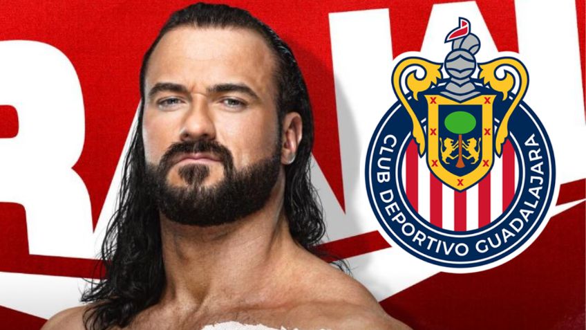 ¿Le va a Chivas? Drew McIntyre, figura de la WWE, presume jersey del Guadalajara | FOTO