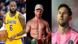 Foto que representa a Canelo Álvarez supera a Messi y LeBron James en la lista de mejor pagados del mundo