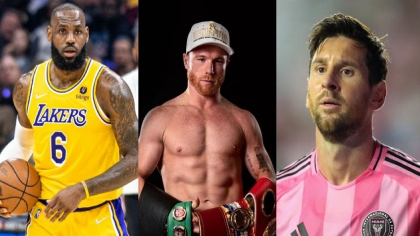 Canelo Álvarez supera a Messi y LeBron James en la lista de mejor pagados del mundo