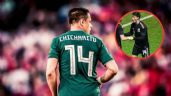 Foto ilustrativa de la nota titulada: ¡El heredero! Chicharito cede su mítico dorsal 14 a Hormiga González previo al Mundial 2026