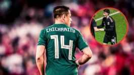 Foto que representa a ¡El heredero! Chicharito cede su mítico dorsal 14 a Hormiga González previo al Mundial 2026