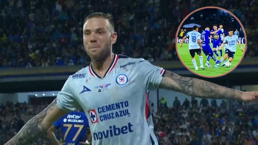 ¡Gol de título! Rotondi remonta para Cruz Azul tras dolorosa expulsión a Antuna | VIDEO