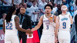 Foto que representa a Thunder, a un paso de Las Finales NBA tras noche polémica ante Spurs