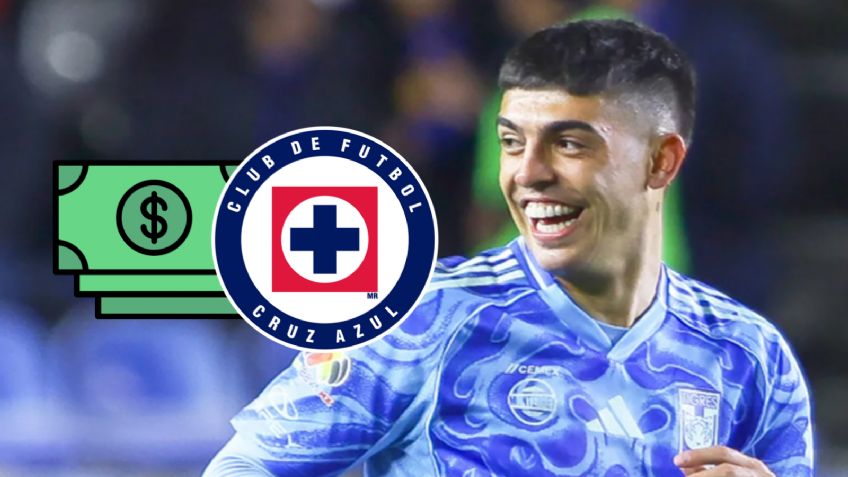 La MILLONARIA cifra que Cruz Azul debería pagar a Tigres para fichar a Juan Brunetta