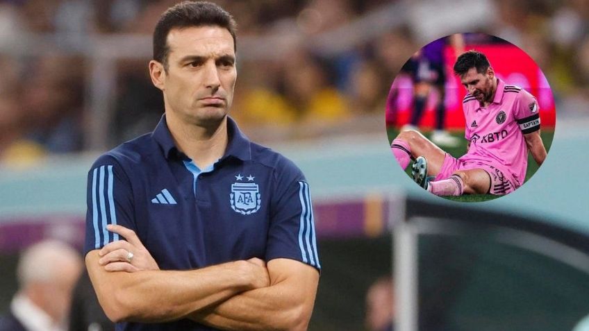 Lionel Scaloni revela su angustia tras lesión de Messi a semanas del Mundial 2026