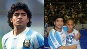 Foto ilustrativa de la nota titulada: Cuando Diego Armando Maradona le pidió una foto a un joven Neymar Jr.