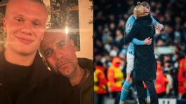 Foto que representa a Erling Haaland se rinde ante Pep Guardiola: “Hiciste que la grandeza se sintiera normal”