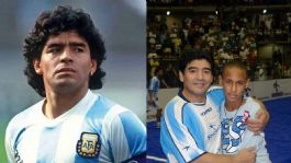 Foto que representa a Cuando Diego Armando Maradona le pidió una foto a un joven Neymar Jr.