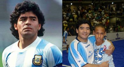 Cuando Diego Armando Maradona le pidió una foto a un joven Neymar Jr.