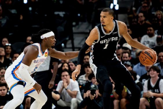 Foto de: NBA: La mágica noche de Victor Wembanyama destroza al Thunder; Spurs empata la serie