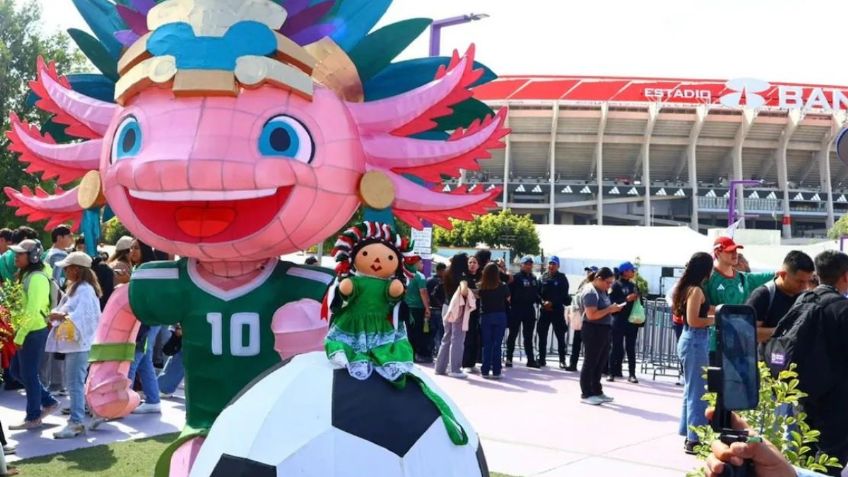 Escultura de ajolote no será retirada del Estadio Ciudad de México durante el Mundial 2026