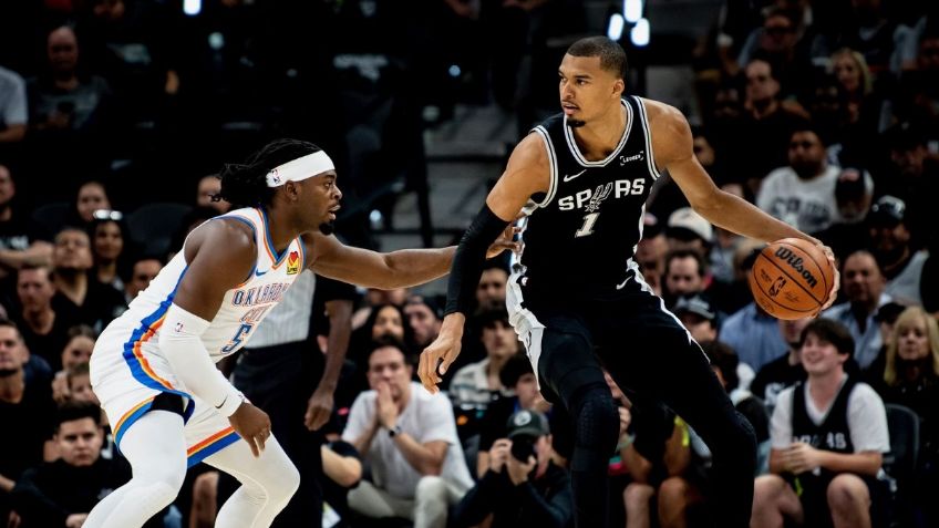 NBA: La mágica noche de Victor Wembanyama destroza al Thunder; Spurs empata la serie