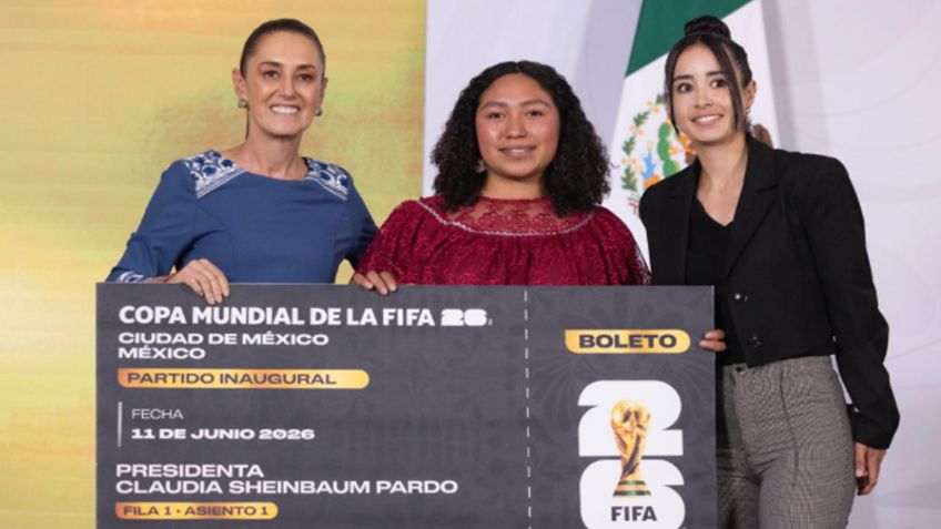 México vs Sudáfrica: Sheinbaum entrega el boleto 00001 del Mundial 2026; ¿quién ganó?