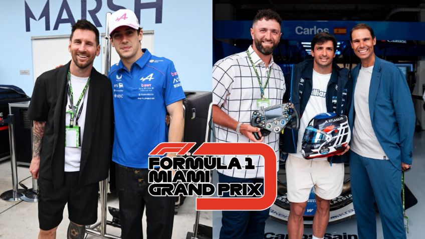 De Lionel Messi a Rafael Nadal: Todas las estrellas que asistieron al GP de Miami 2026