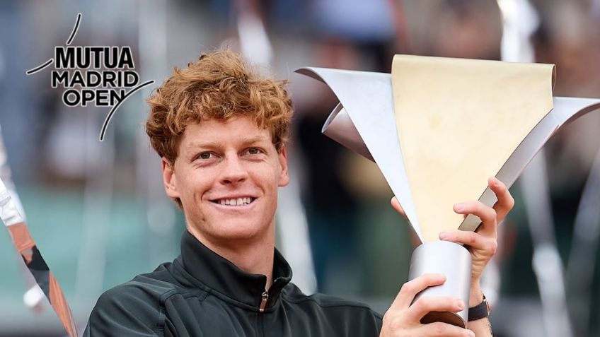 Jannik Sinner logra hazaña nunca antes vista en el tenis tras coronarse en el Madrid Open