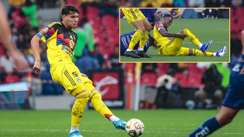Lesión de Cristian Borja y ERROR del "Shocker" Vázquez estremecen el América vs Pumas
