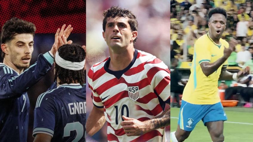 Alemania, Estados Unidos y Brasil golean en amistosos a 11 días del Mundial 2026