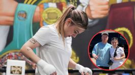 Foto que representa a Así fue el entrenamiento de Rivers con el Canelo Team previo a La Velada del Año 6 | VIDEO
