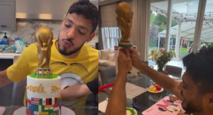 Raúl Jiménez celebra su cumpleaños levantando la Copa del Mundo; ¿cuál fue su deseo?