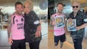 Foto ilustrativa de la nota titulada: ¿Qué cosas, no? El tierno beso que Quico le dio a Messi y que se volvió viral | VIDEO