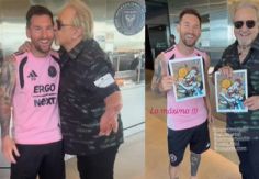 Foto ilustrativa de nota ¿Qué cosas, no? El tierno beso que Quico le dio a Messi y que se volvió viral | VIDEO