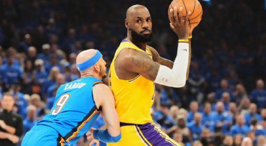 NBA: Thunder arruina noche de 300 juegos de LeBron James en Playoffs al derrotar a Lakers