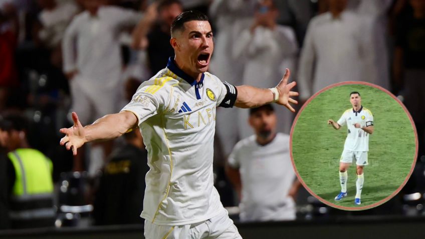 Cristiano Ronaldo baila al ritmo de "Messi, Messi" en victoria del Al-Nassr | VIDEO