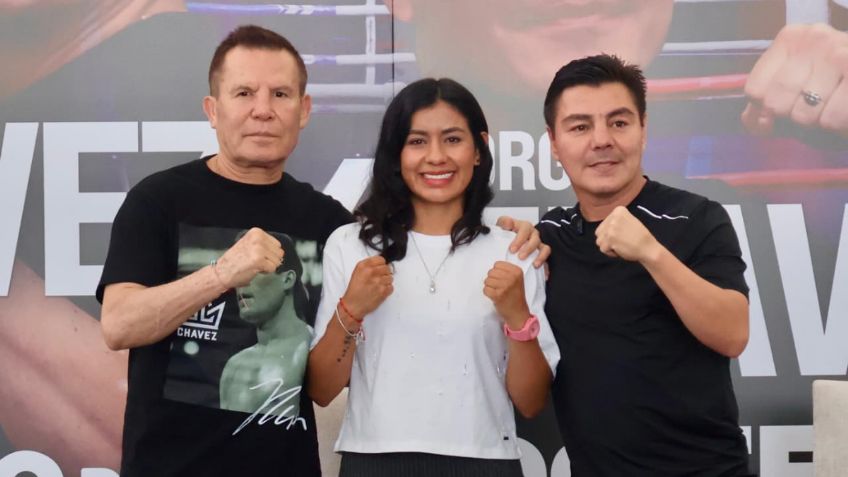 Travieso Arce muestra su admiración por Julio César Chávez previo a su pelea: "Mi ídolo"