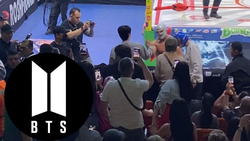 BTS sorprende en la Arena México para apoyar a Místico, el ídolo del CMLL | VIDEO