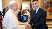 Foto ilustrativa de la nota titulada: Papa León XIV recibe al Inter de Milán; pide a jugadores ser “modelos a seguir”