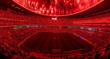 Show de drones de la FIFA ilumina el cielo en el Estadio Azteca previo al Mundial 2026