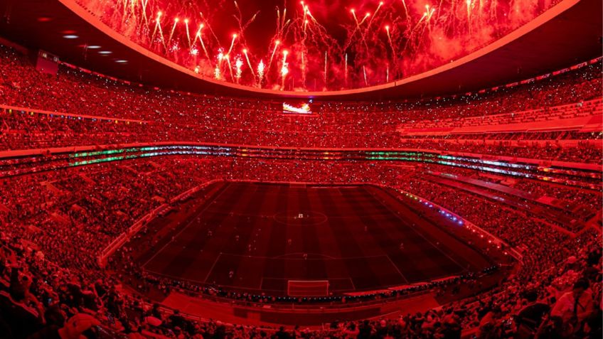 Show de drones de la FIFA ilumina el cielo en el Estadio Azteca previo al Mundial 2026