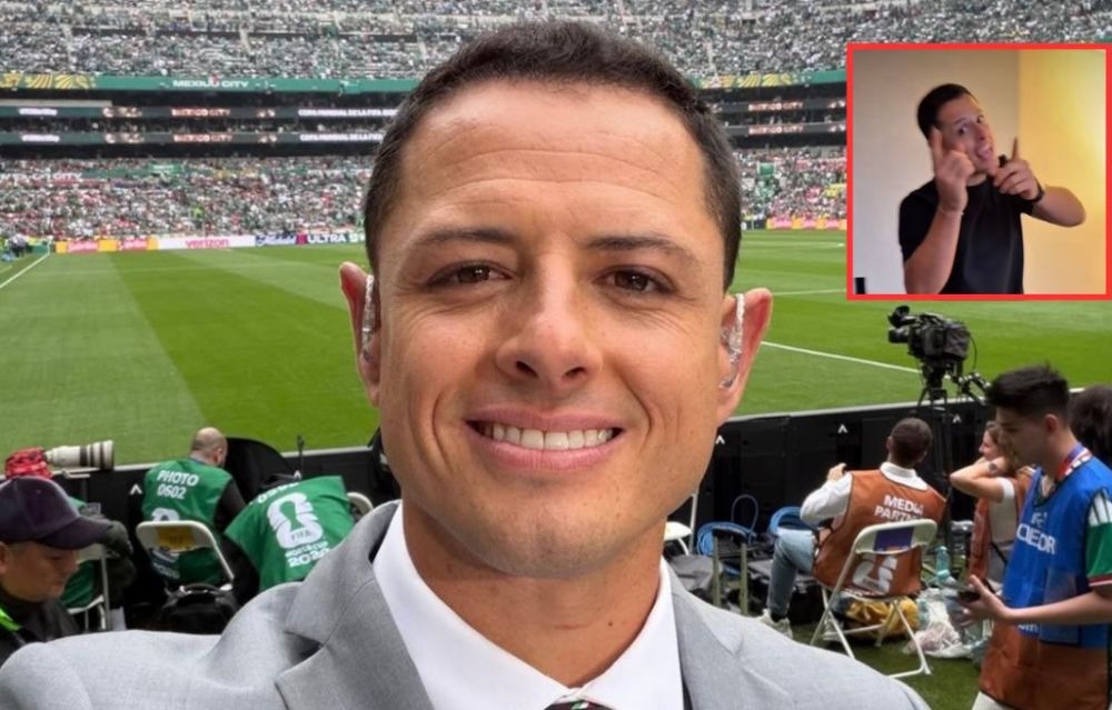 Chicharito baila por la victoria de México contra Sudáfrica al ritmo de "Por Ella"