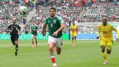 Foto ilustrativa de la nota titulada: Raúl Jiménez rompe en llanto al marcar su primer gol en Mundiales con México