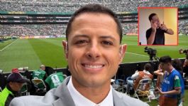 Foto que representa a Chicharito baila por la victoria de México contra Sudáfrica al ritmo de "Por Ella"