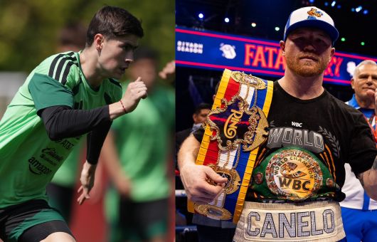 Canelo Álvarez revela a la Hormiga González que su hijo es su fan; entregó premio a Quiñones