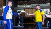 Foto ilustrativa de la nota titulada: Así fue la llegada de Viktor Gyökeres y Suecia a Monterrey para enfrentar a Túnez