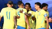 Foto ilustrativa de la nota titulada: Mundial 2026: Vinícius brilla con GOLAZO para rescatar el empate de Brasil ante Marruecos