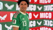 Foto ilustrativa de la nota titulada: David Raya elogia el sexto Mundial de Ochoa: "Sus atajadas son míticas"